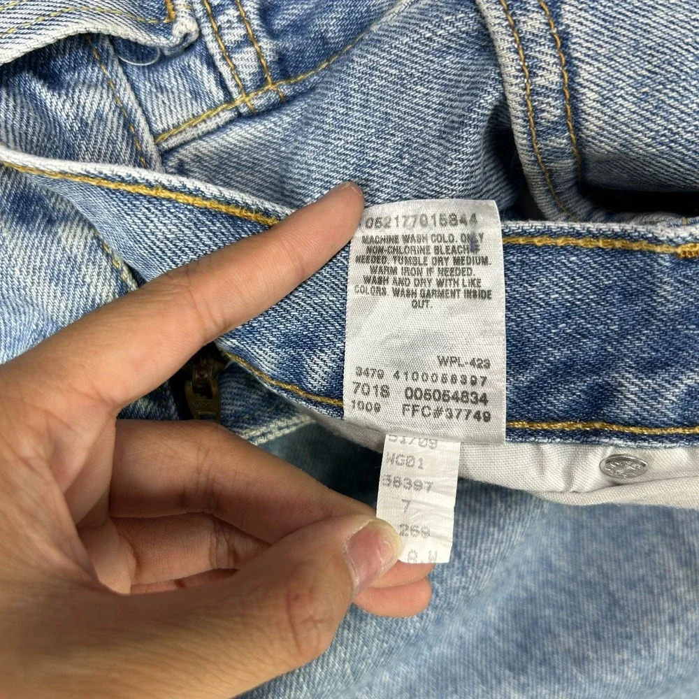 Levi's 505 Regular‎ Fit Jeans Men's Blue Denim Pockets Mid Rise Straight - 36X28